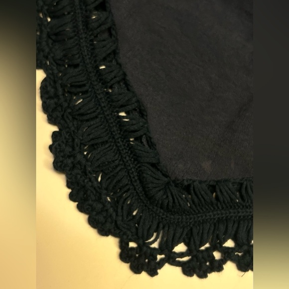 JODIFL Crochet Lace Blue Boho Tunic Top‎ Cover Up Kimono Women’s Small - Picture 6 of 10